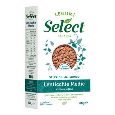 SELECT LENTICCHIE MEDIE