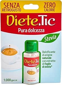 DIETE,TIC DOLCIFICANTE CON STEVIA