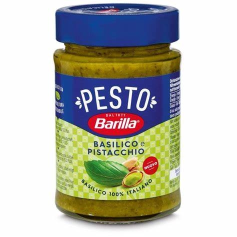 BARILLA PESTO DI BASILICO E PISTAACCHIO