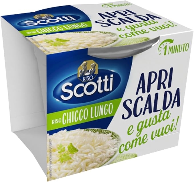 SCOTTI RISO CHICCO LUNGO APRI,SCALDA E GUSTA 