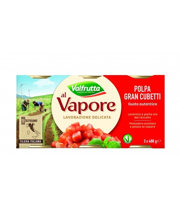 VALFRUTTA POLPA GRAN CUBETTI
