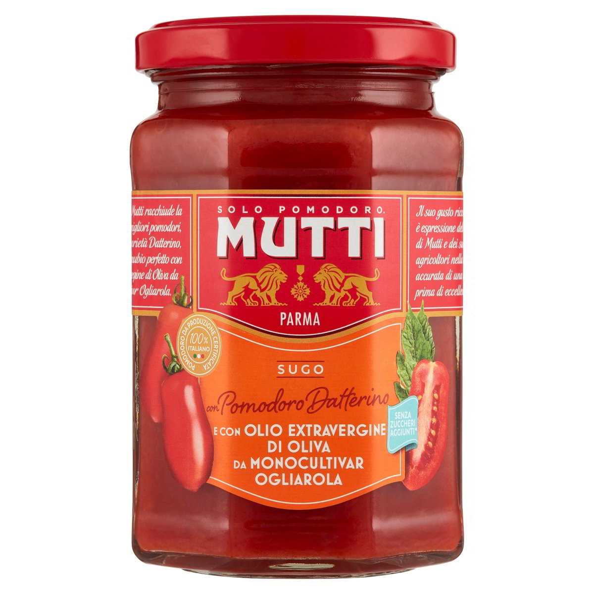 MUTTI SUGO DATTERINO CON OLIO EXTRAVERGINE DI OLIVA