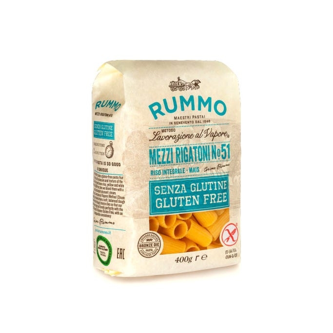 RUMMO MEZZI RIGATONI SENZA GLUTINE 