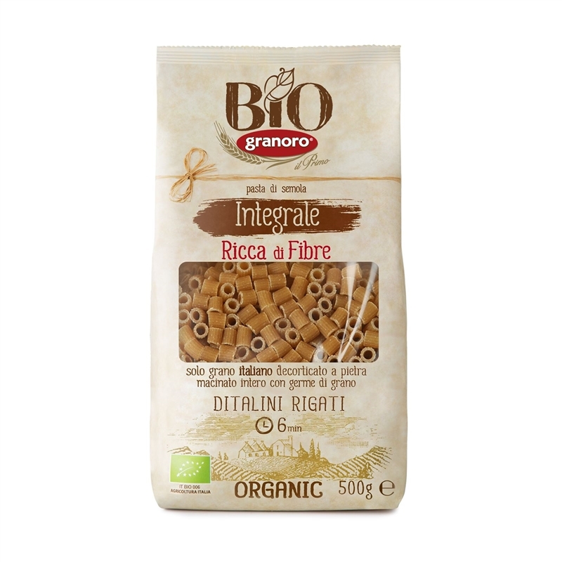 GRANORO DITALINI RIGATI INTEGRALI BIO
