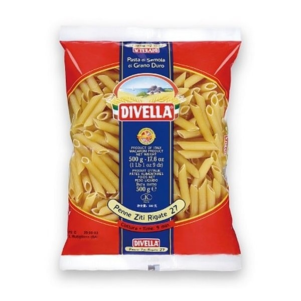 DIVELLA PENNE ZITI RIGATE