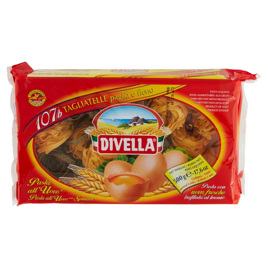 DIVELLA TAGLIATELLE PAGLIA E FIENO