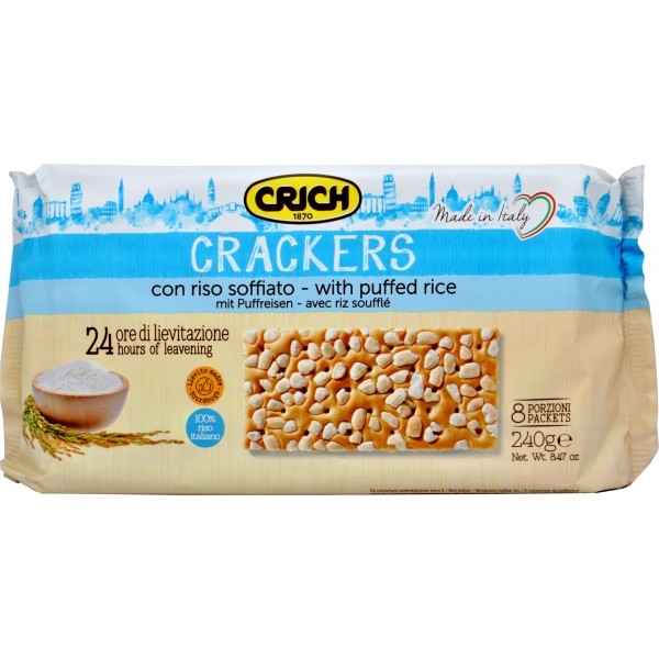 CRICH CRACKERS CON RISO SOFFIATO