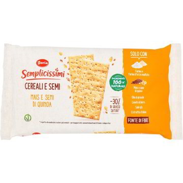 DORIA CRACKERS CON MAIS E SEMI DI QUINOA