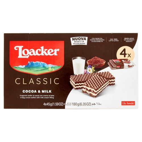 LOACKER WAFER CACAO MILK