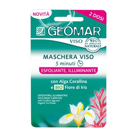 GEOMAR MASCHERA VISO DUE DOSI ESFOLIANTE -ILLUMINANTE 
