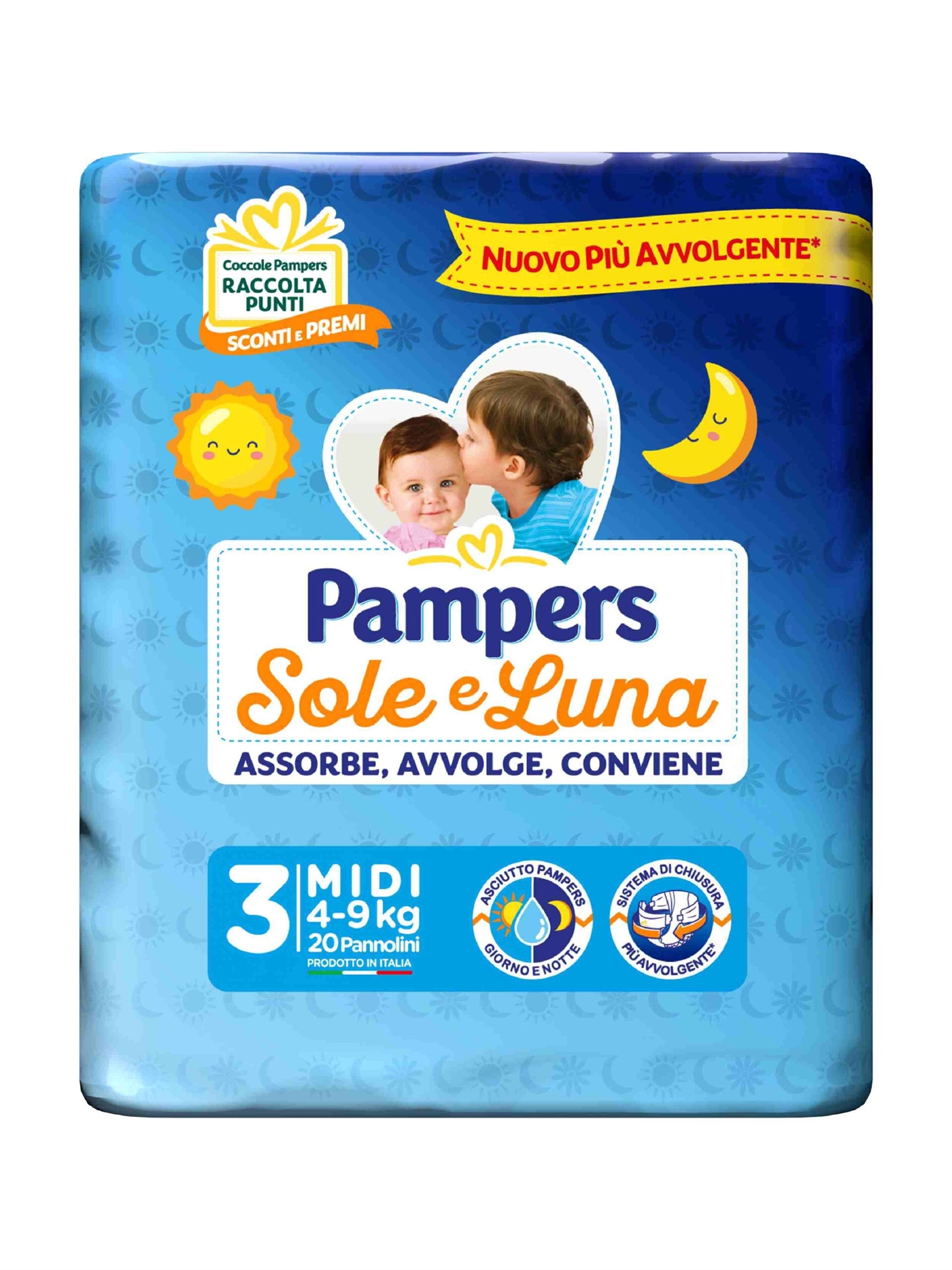 PAMPERS SOLE E LUNA TG3
