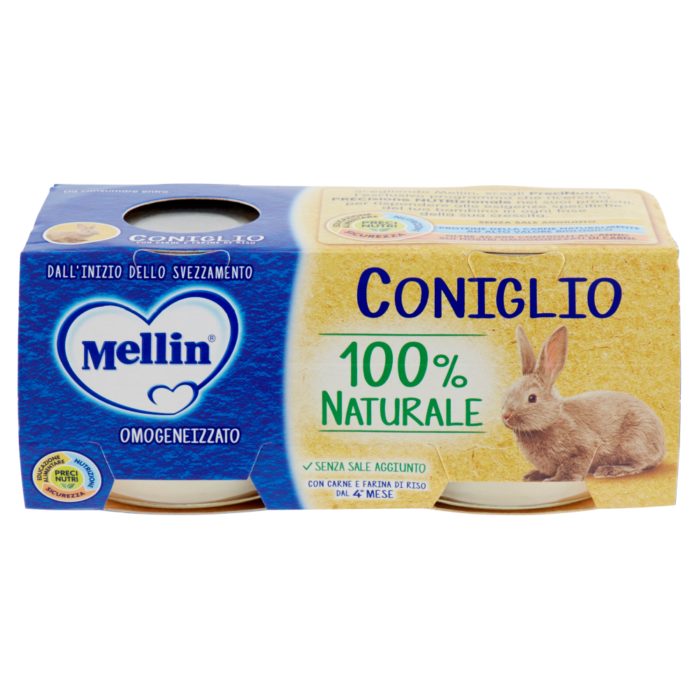 MELLIN OMOGENEIZZATO AL CONIGLIO 