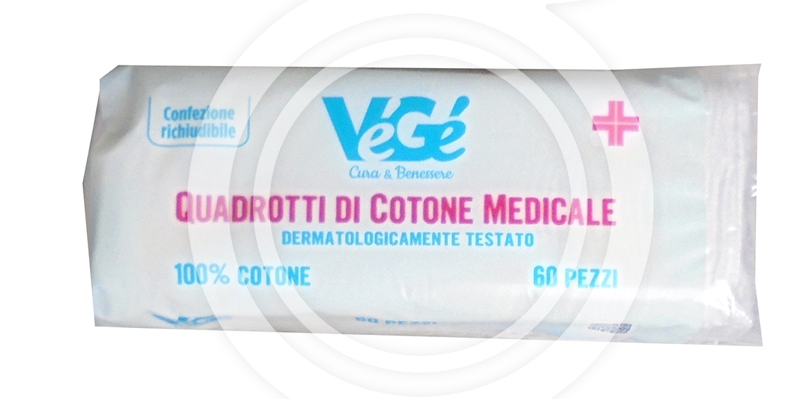 QUADROTTI DI COTONE MEDICALI